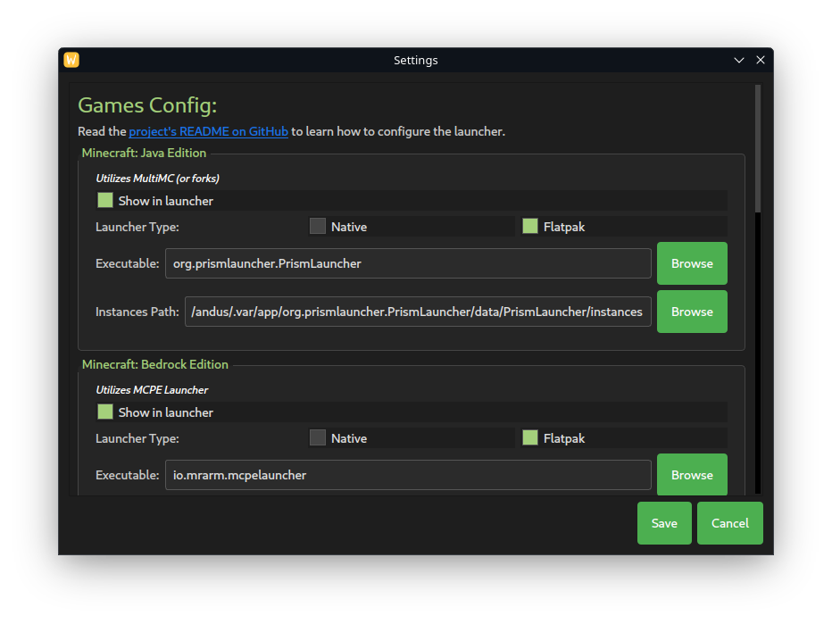 Configure and Launch
